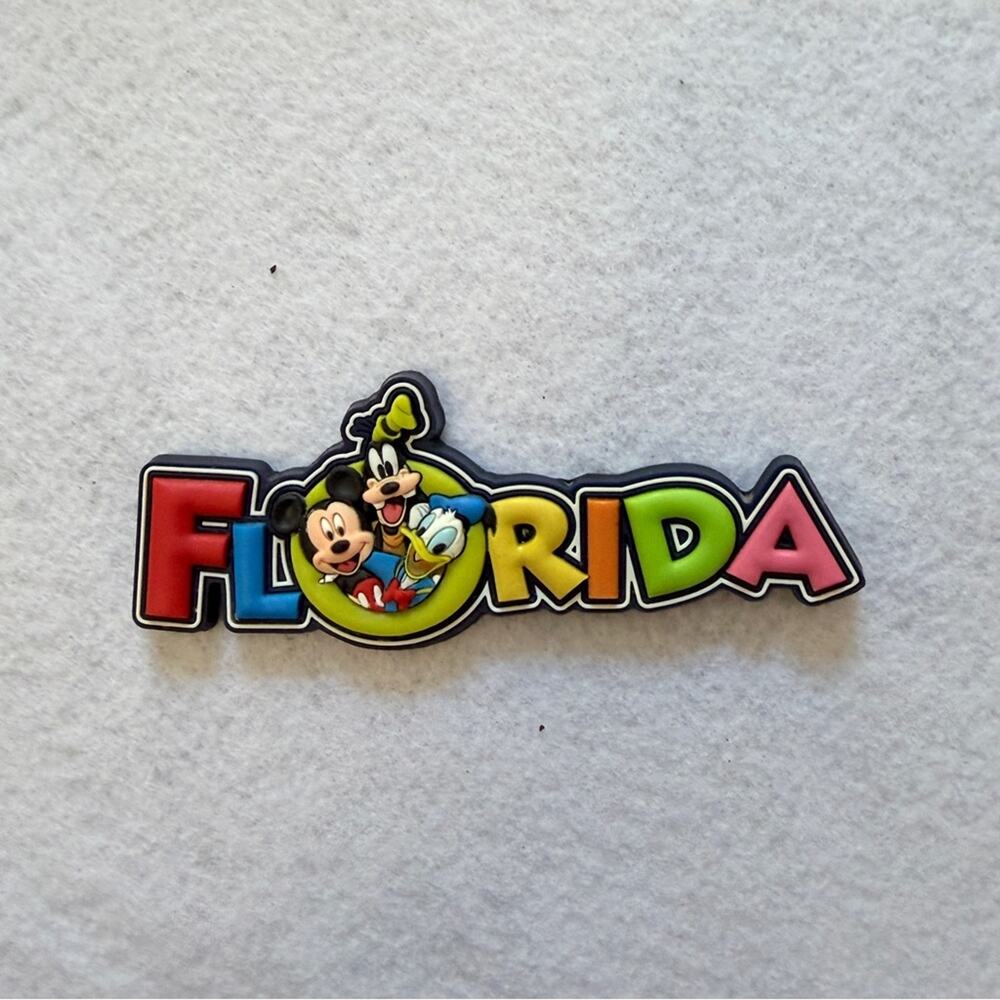 Disney Florida refrigerator magnet Donald Duck Goofy Mickey Mouse souvernir